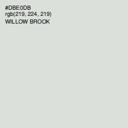 #DBE0DB - Willow Brook Color Image